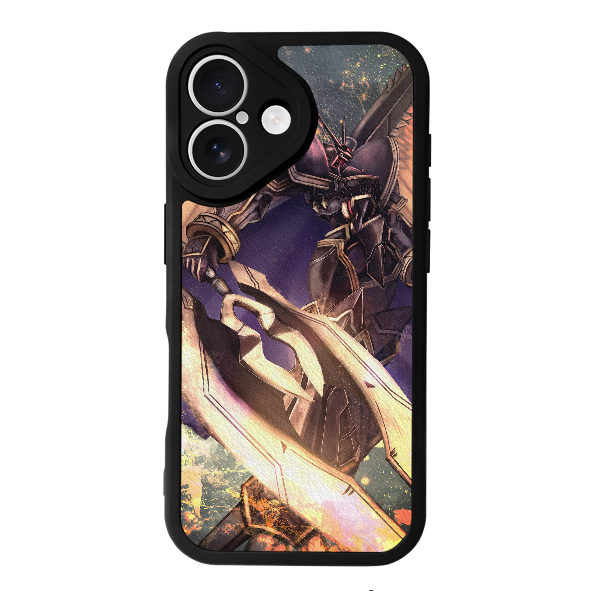 （画像用） Digimon デジタルモンスター/デジモン 【iPhone 16シリーズ対応】シリコンスマホケース（レザー調） 材質：シリコン